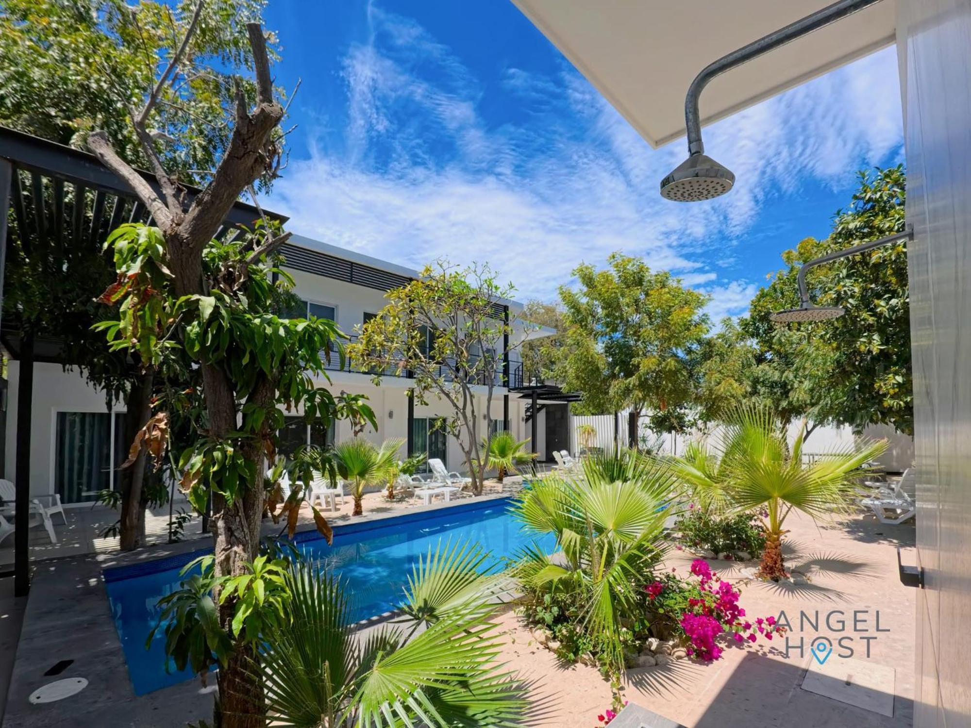 Commercial Zone Studios, Pool, Bbq And Beach 7 Blocks 라파스 외부 사진